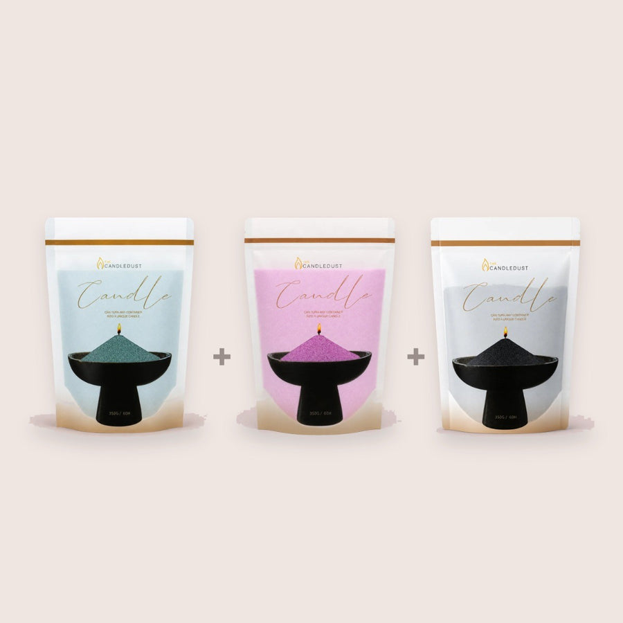 Jewel Tones duftfrei Nachfüllung Trio, Smaragdgrün, Amethyst, Schwarz, 3 × 350 g