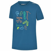 Sport-T-Shirt Joluvi Climbing Elements Blau