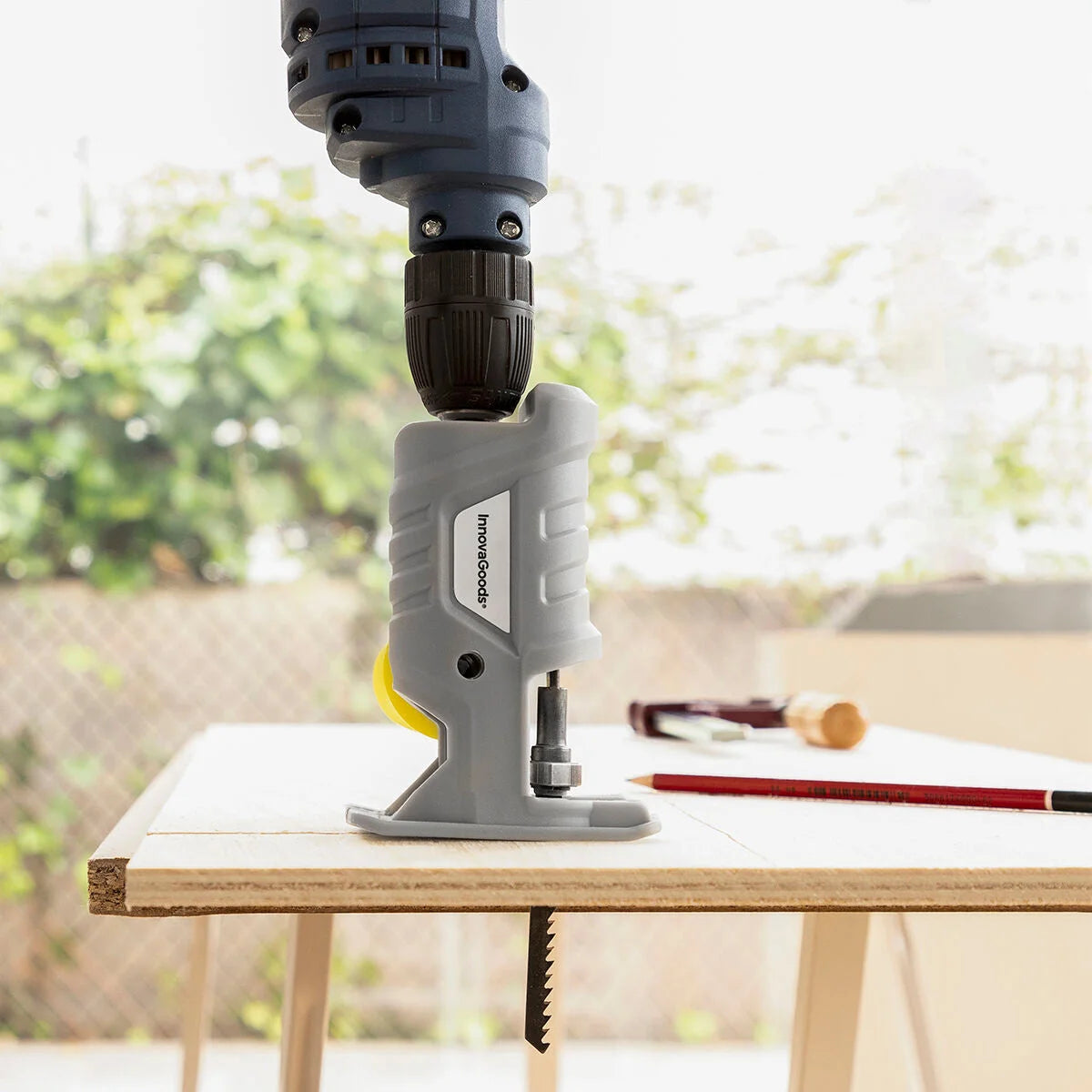 Jrill Stichsägen-Adapter für Bohrmaschinen – Produktansicht 3