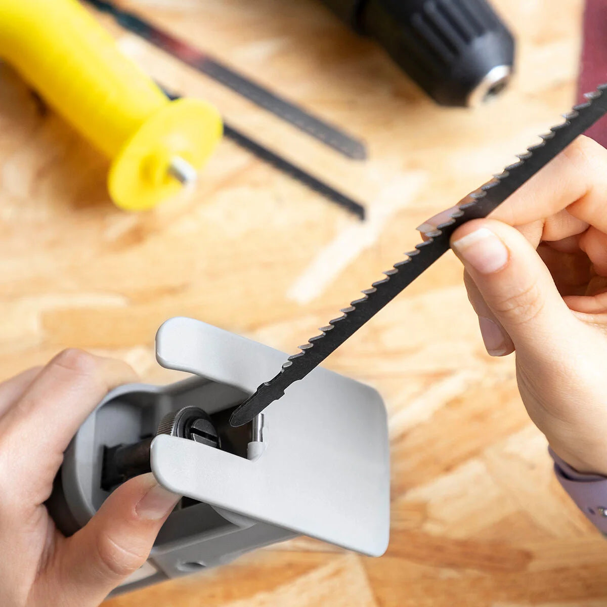 Jrill Stichsägen-Adapter für Bohrmaschinen – Produktansicht 4