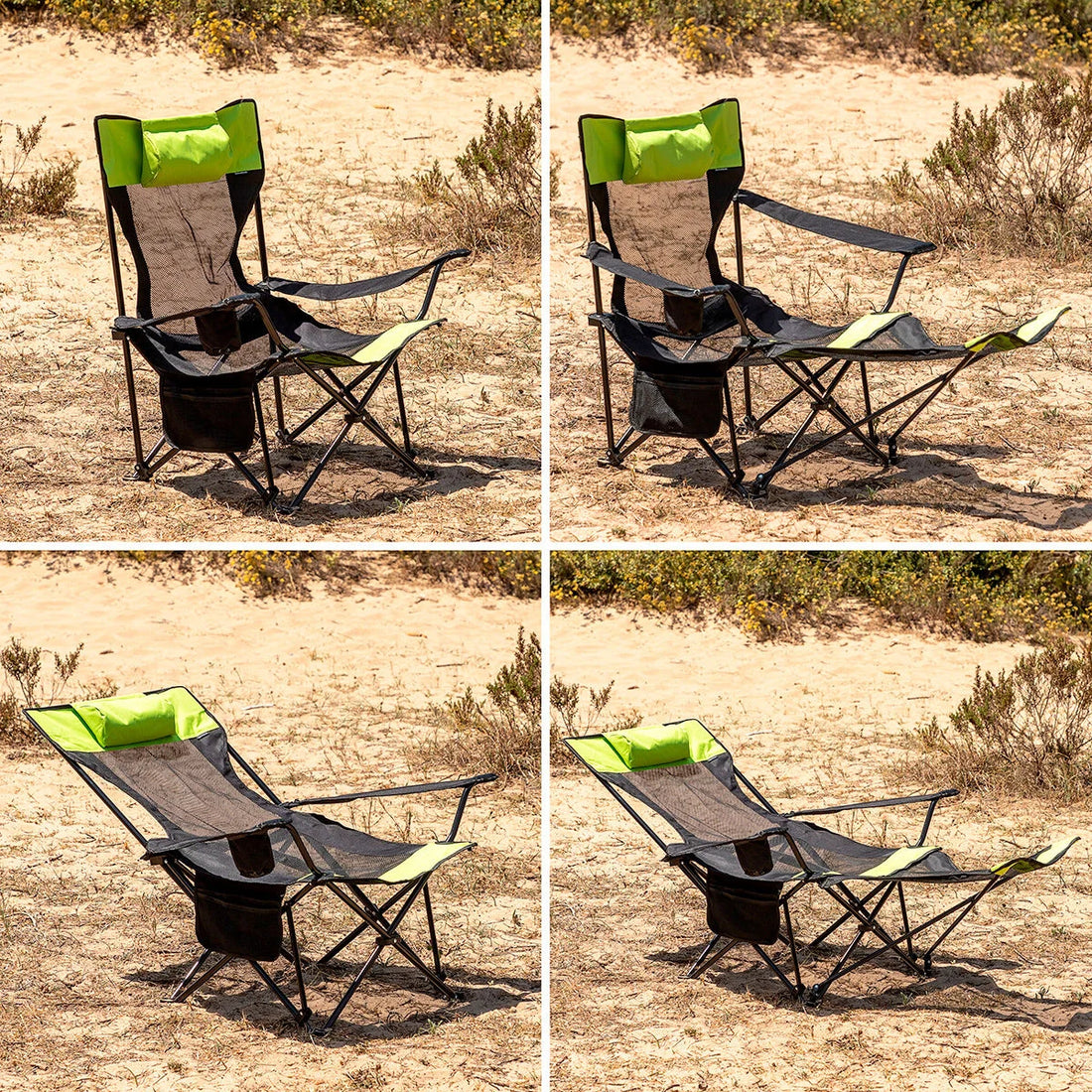 Camping-Liegestuhl Kampfort – klappbar – Detailansicht 2