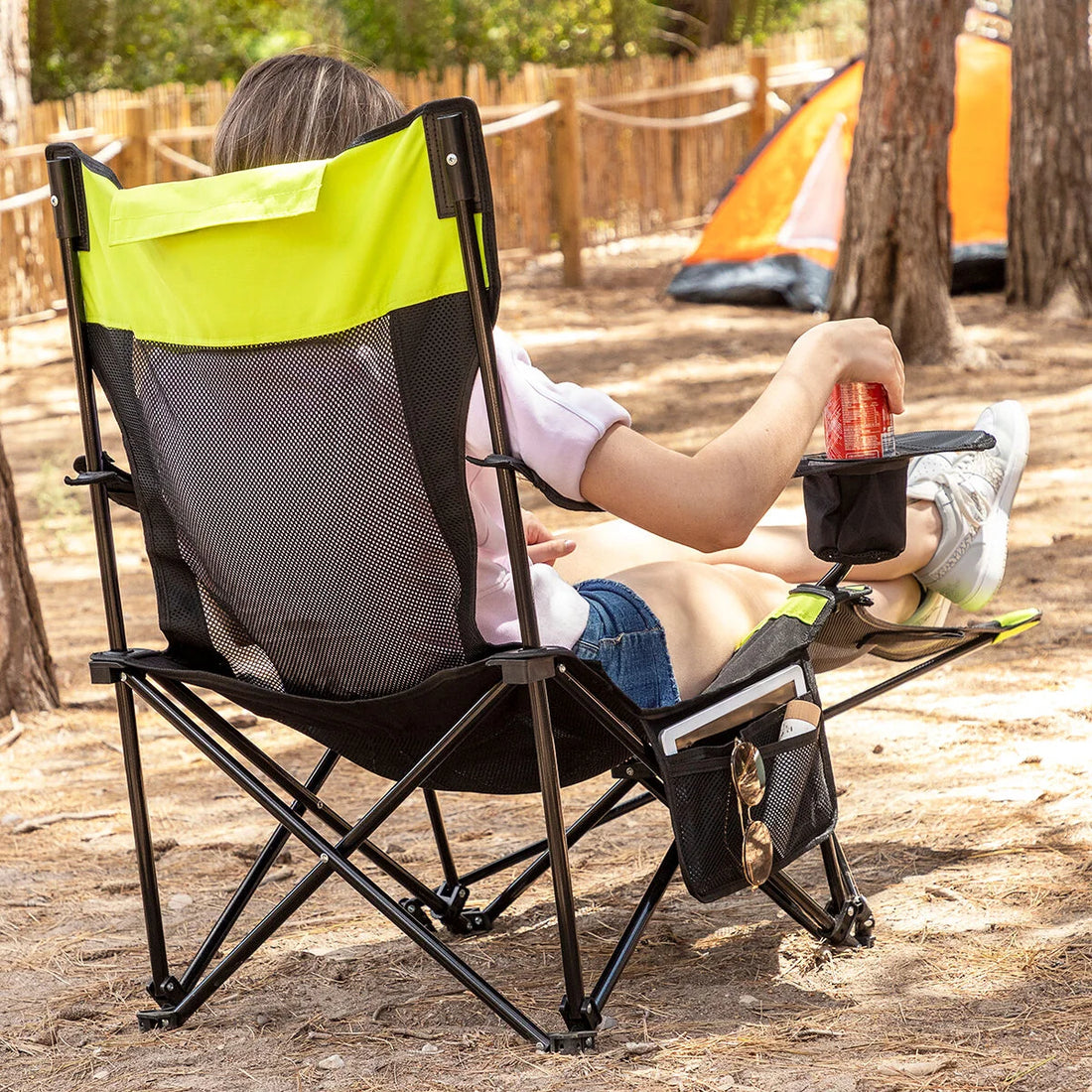 Camping-Liegestuhl Kampfort – klappbar – Detailansicht 3