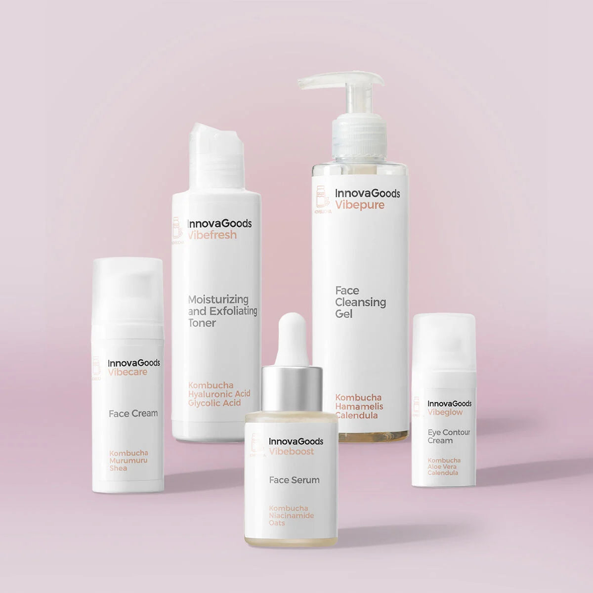 Kombucha Gesichtspflegeset, 5-teilig