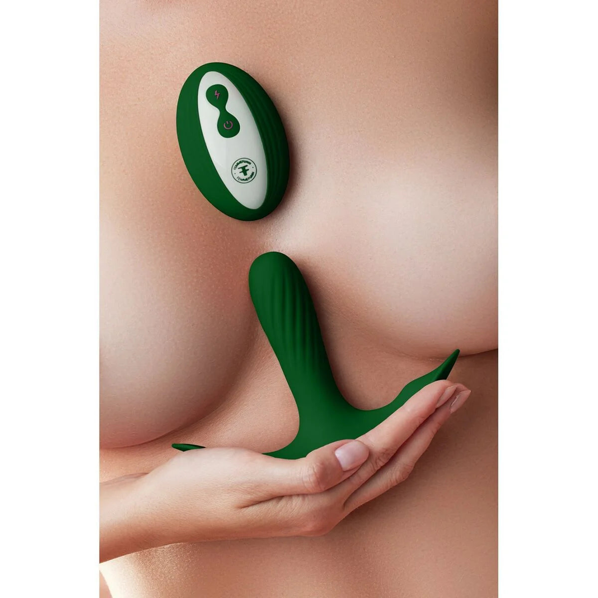 FemmeFunn Ossia Vibrator mit Fernbedienung Grün – Produktansicht 3