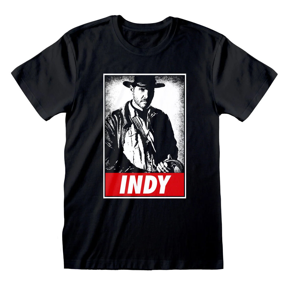 Indiana Jones Indy T-Shirt in Schwarz