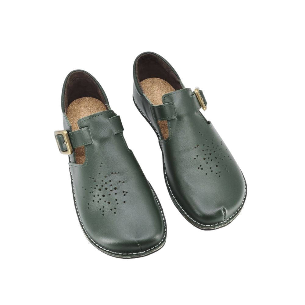 Kuuda Schuhe – Dunkelgrün – Detailansicht 1