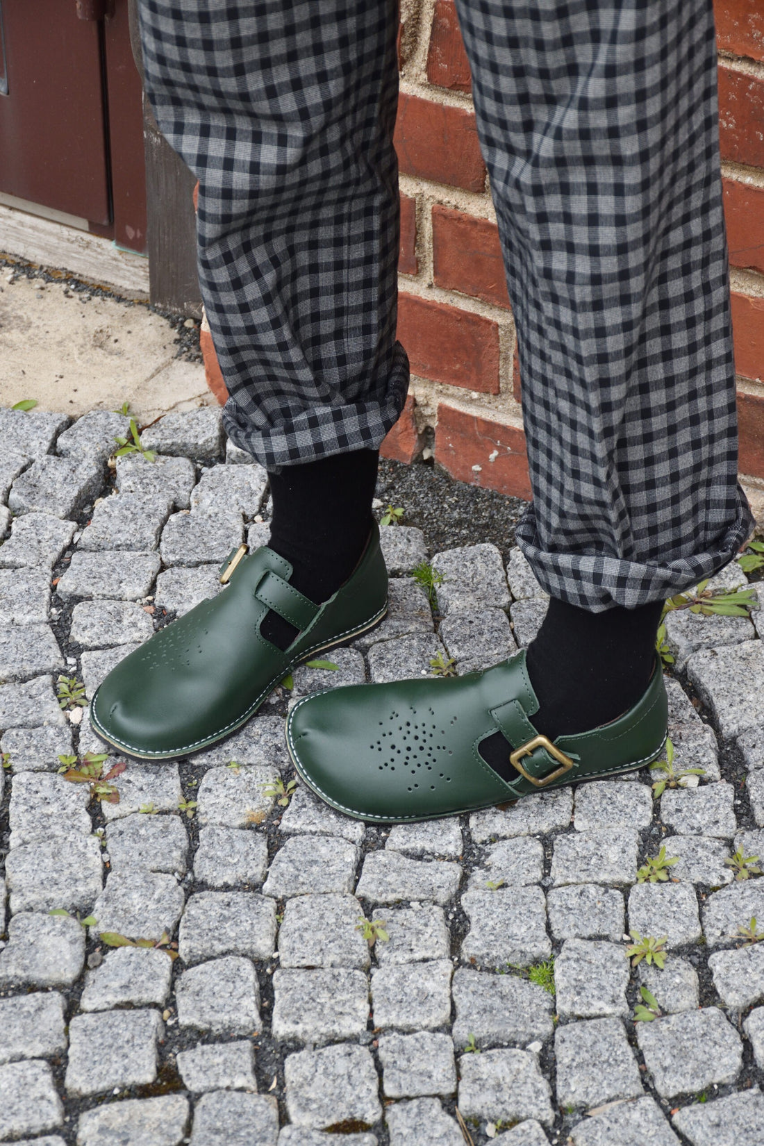 Kuuda Schuhe – Dunkelgrün – Detailansicht 2