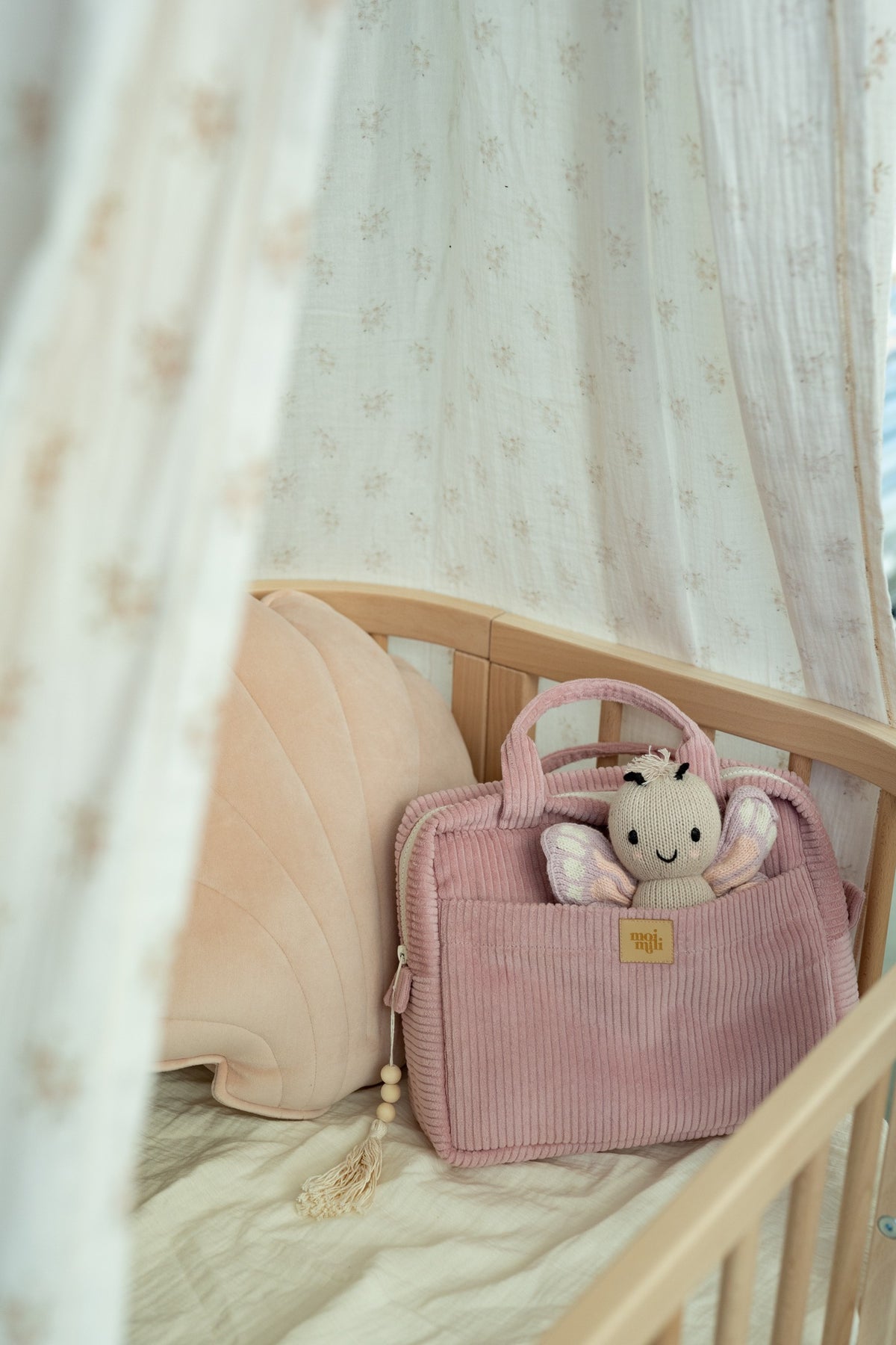 Große Kosmetiktasche – Babyrosa – Produktansicht 3