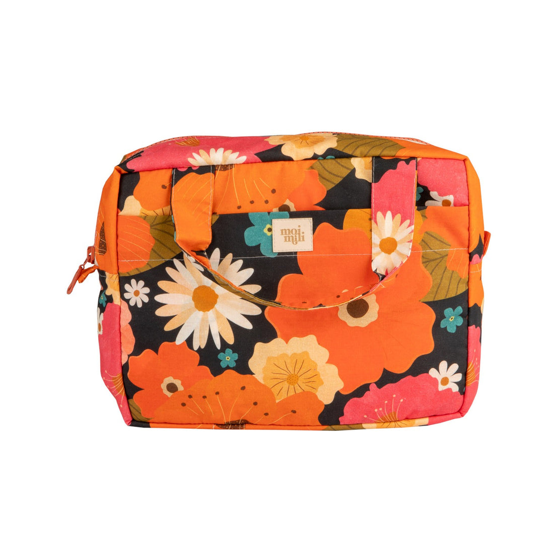 Große Kosmetiktasche – Picnic With Flowers – Detailansicht 5