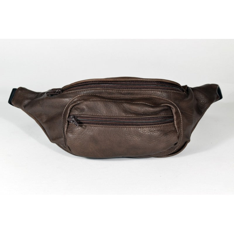 Leder – Bauchtasche Nr. 22 – Braun – Produktansicht 2