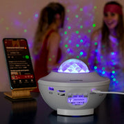 LED-Sternenprojektor Sedlay mit Lautsprecher