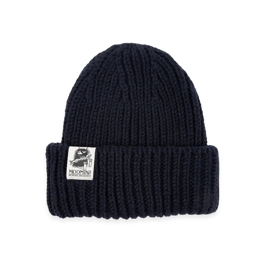 Grobstrick – Beanie Stinky – Marineblau