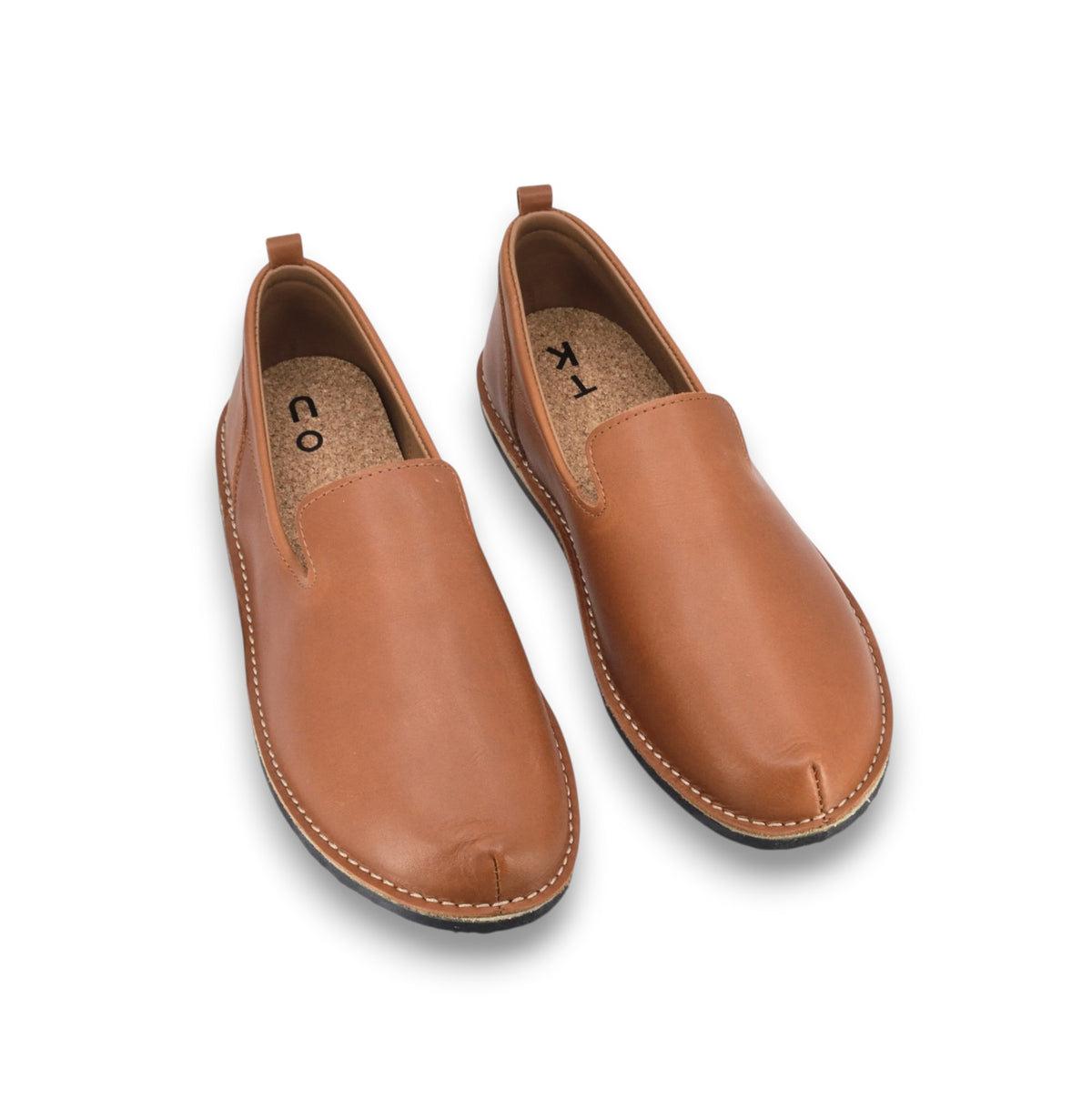 London Klassische Schuhe im TOKU Stil Hellbraun – Produktansicht 2
