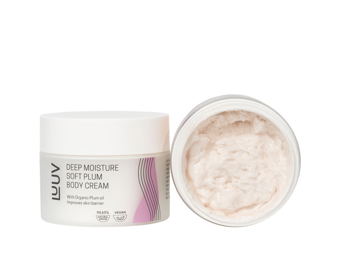 Natürliche intensiv feuchtigkeitsspendende Körpercreme mit Pflaumenöl, 200 ml – Produktansicht 2