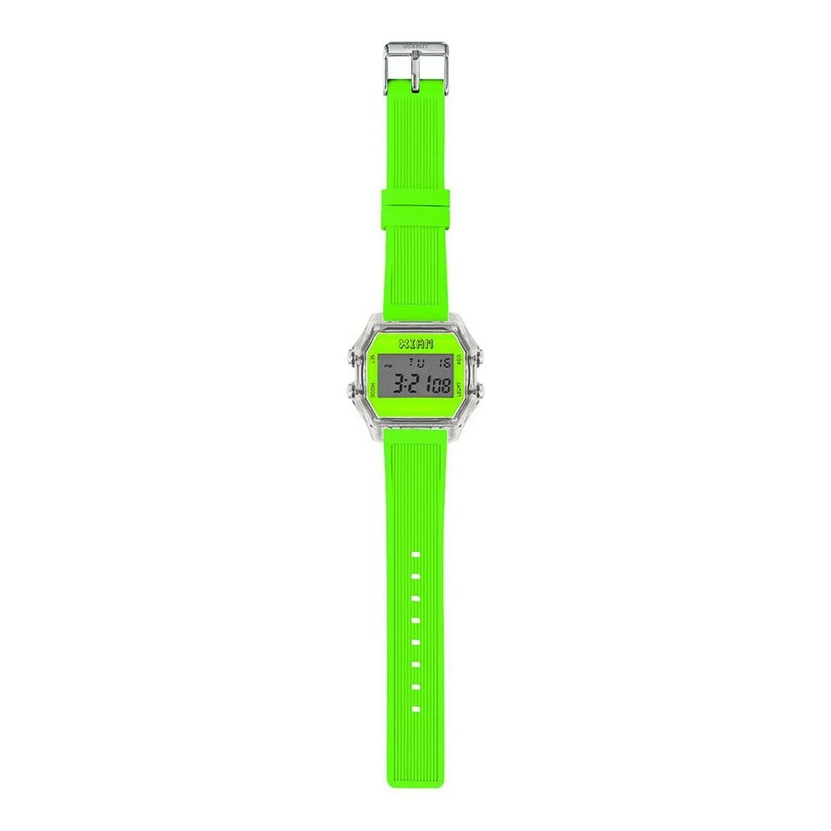 Digitale Herrenuhr I Am – Grün, 44 mm