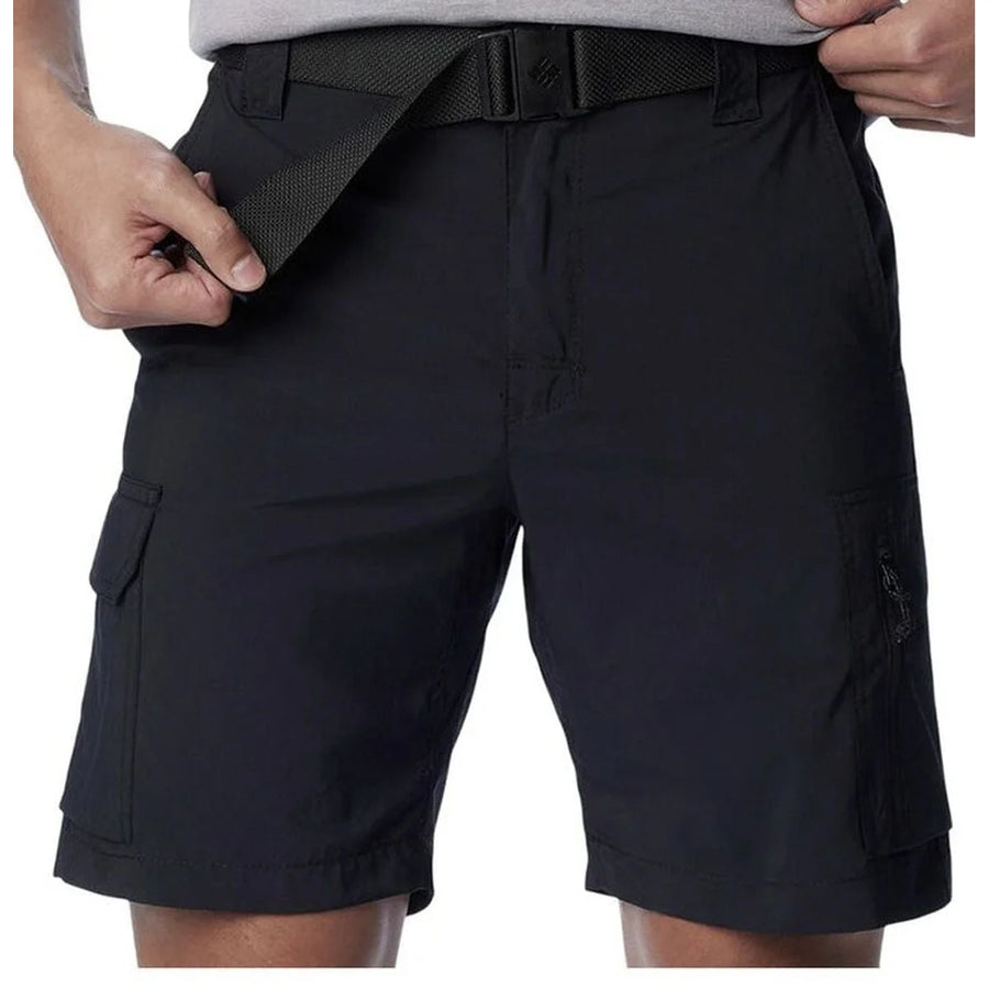 Columbia Silver Ridge Herren-Shorts Schwarz Größe 40