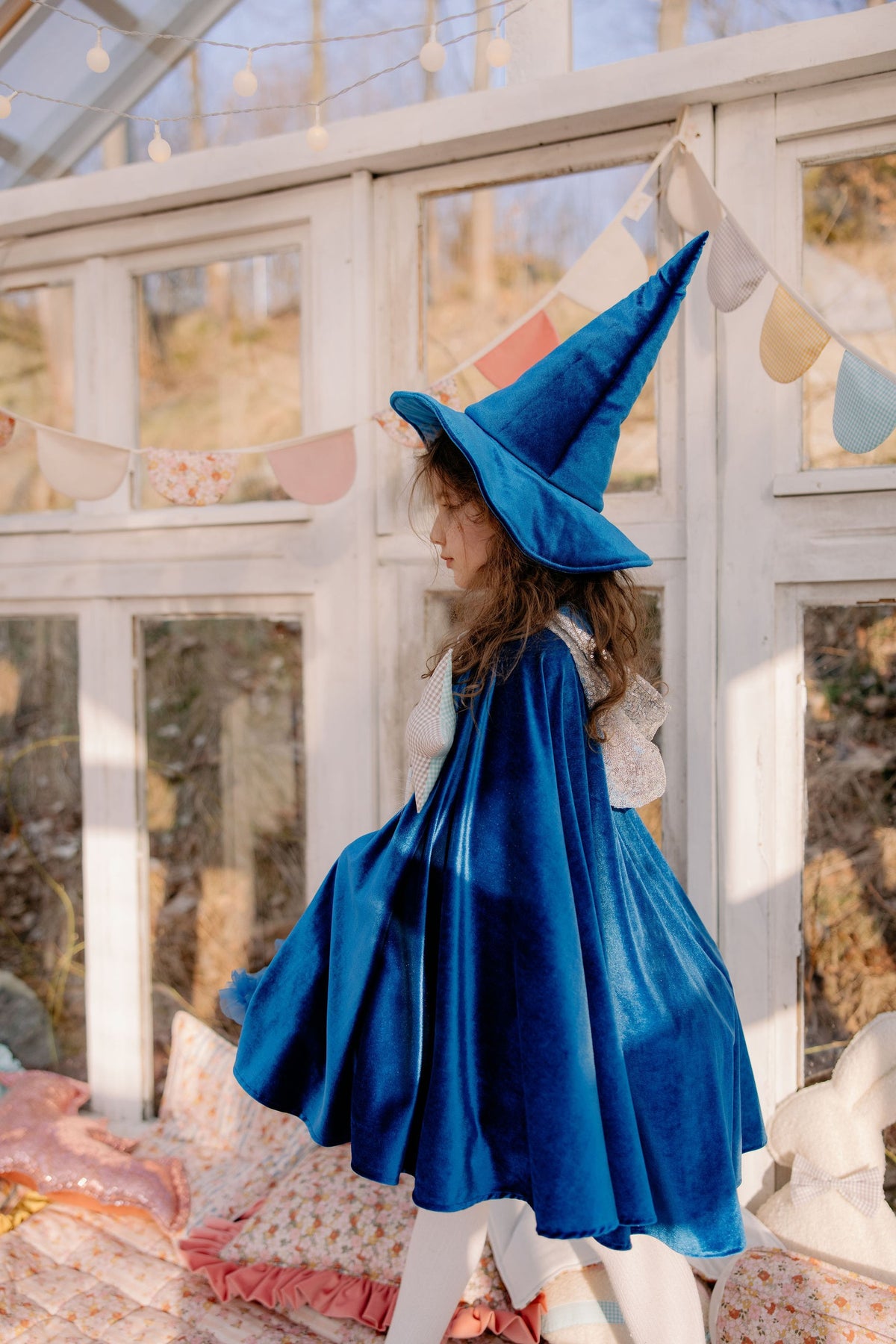 Kinder-Kostümumhang – Snow Queen, Blau