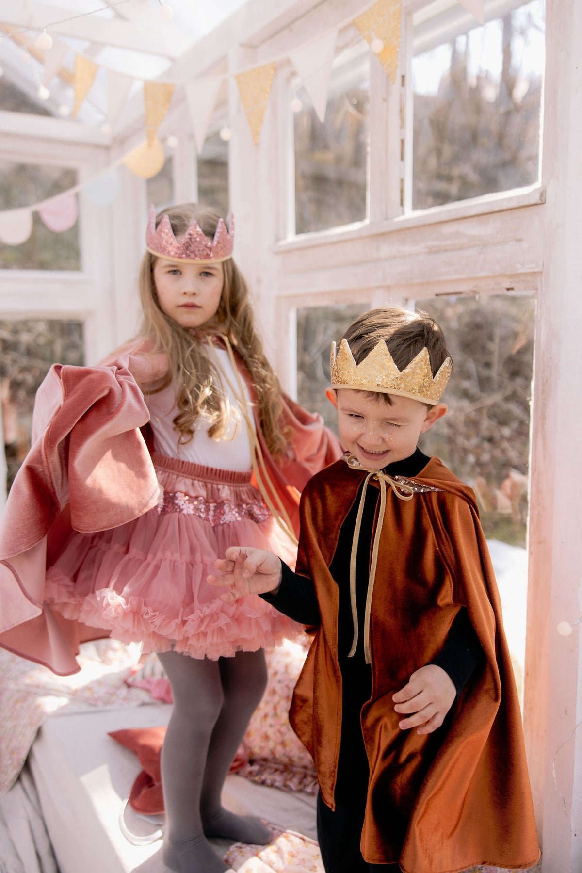 Kinder-Kostümumhang – Pink Riding Hood, Rosa – Produktansicht 2