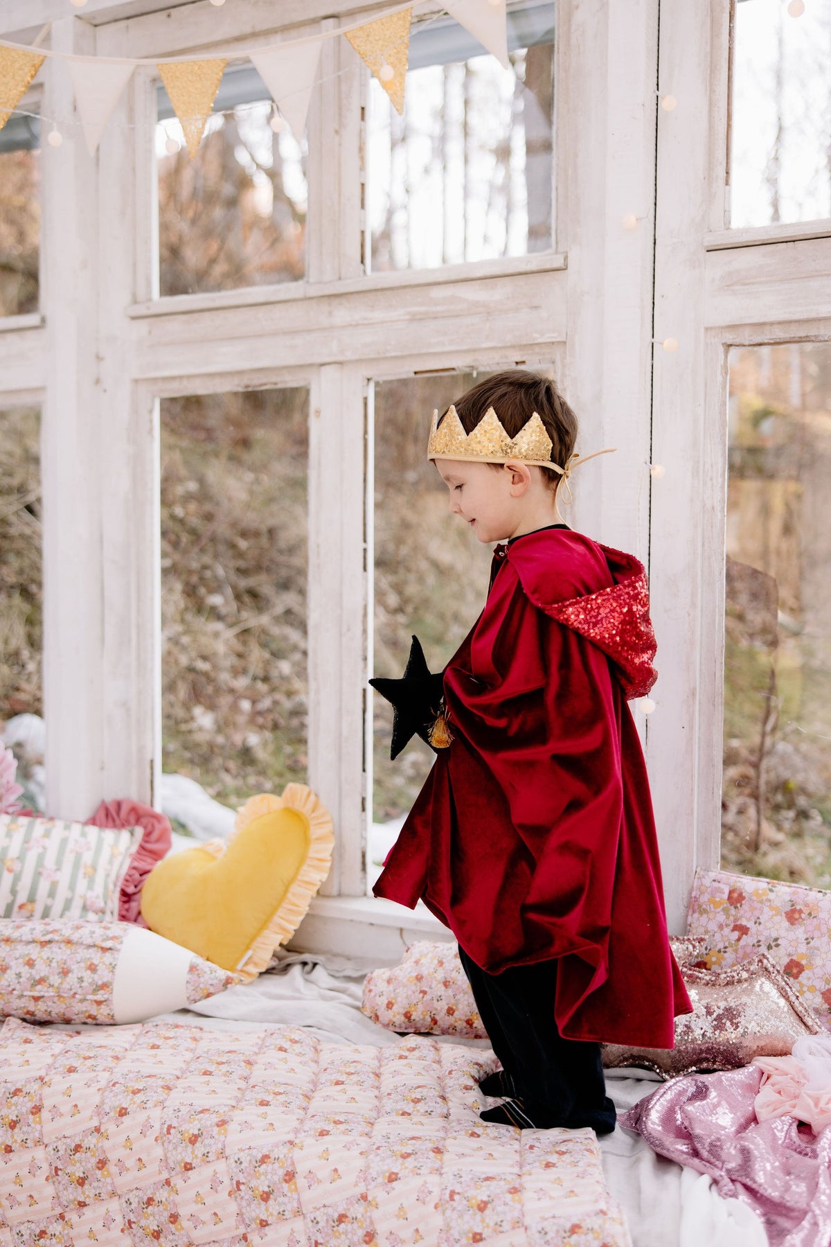 Kinder-Kostümumhang – Red Riding Hood, Rot – Produktansicht 4