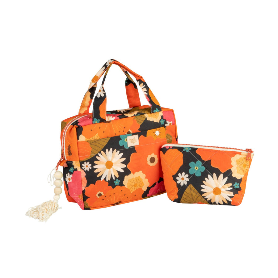 Kosmetiktaschen-Set 2-teilig – Picnic With Flowers