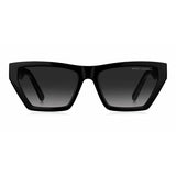 Schwarze Marc Jacobs Damensonnenbrille mit UV-Schutz und trendigem Design aus hochwertigen Materialien