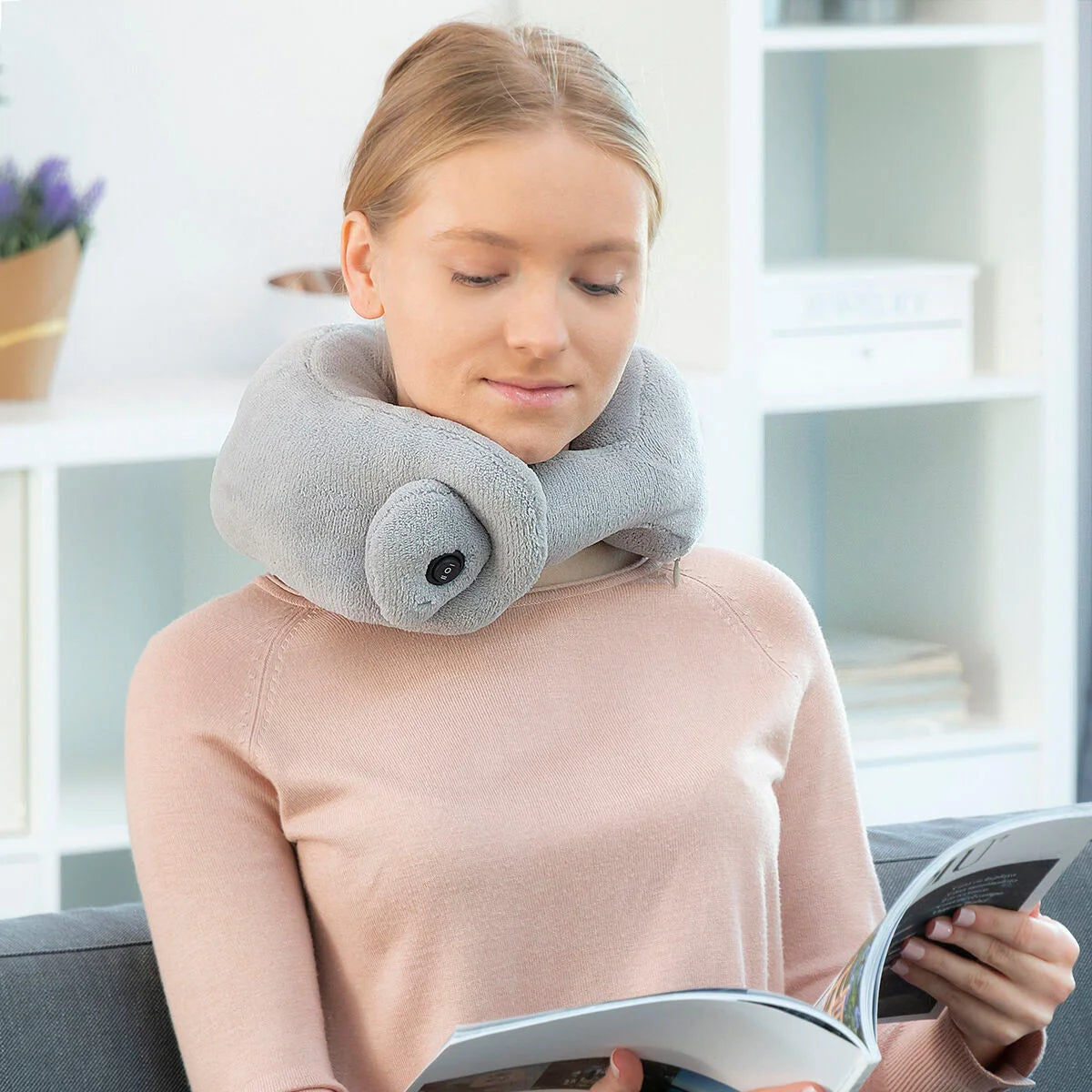 Newor Nackenmassagekissen mit Vibration – Produktansicht 2