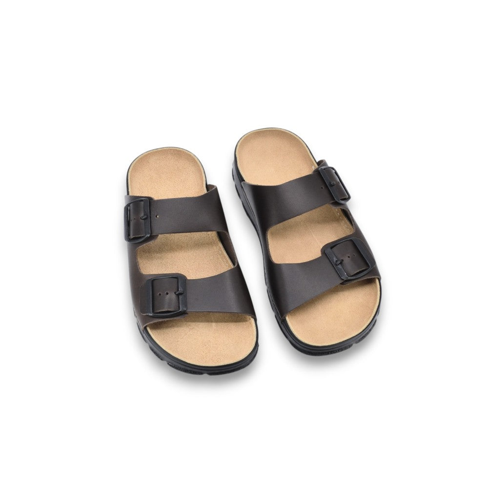 Meeliku Leder Sandalen – Dunkelbraun – Produktansicht 2