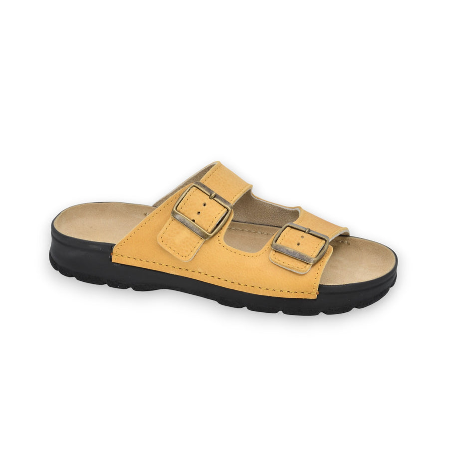 Meeliku Leder Sandalen – Gelb