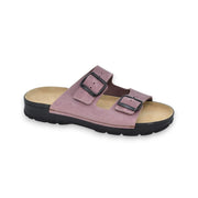 Meeliku Damen Leder Sandalen – Altrosa