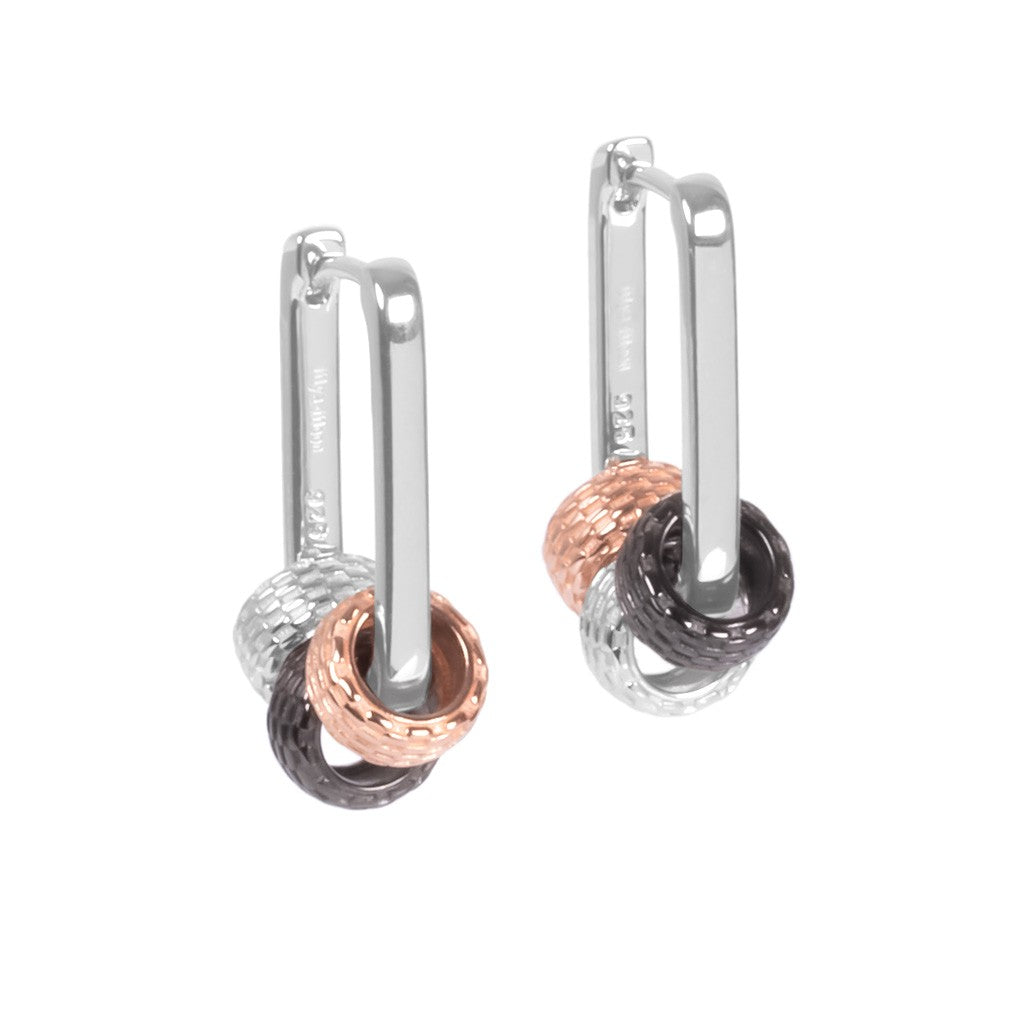 Metropolitan Hoops Rolling Charm Ohrringe – Produktansicht 2