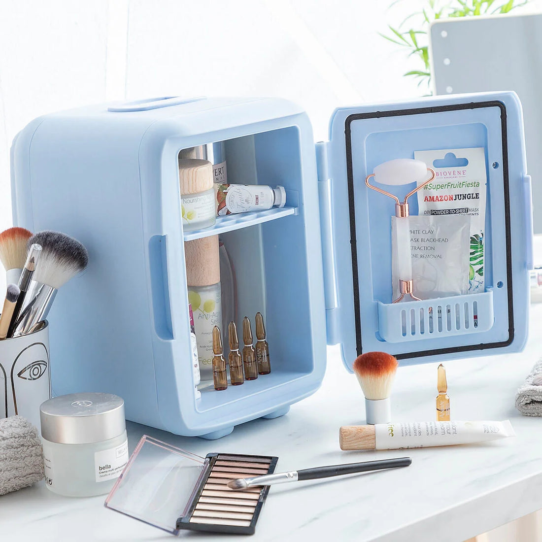 Mini-Kosmetik-Kühlschrank Frecos, 4 L – Detailansicht 4