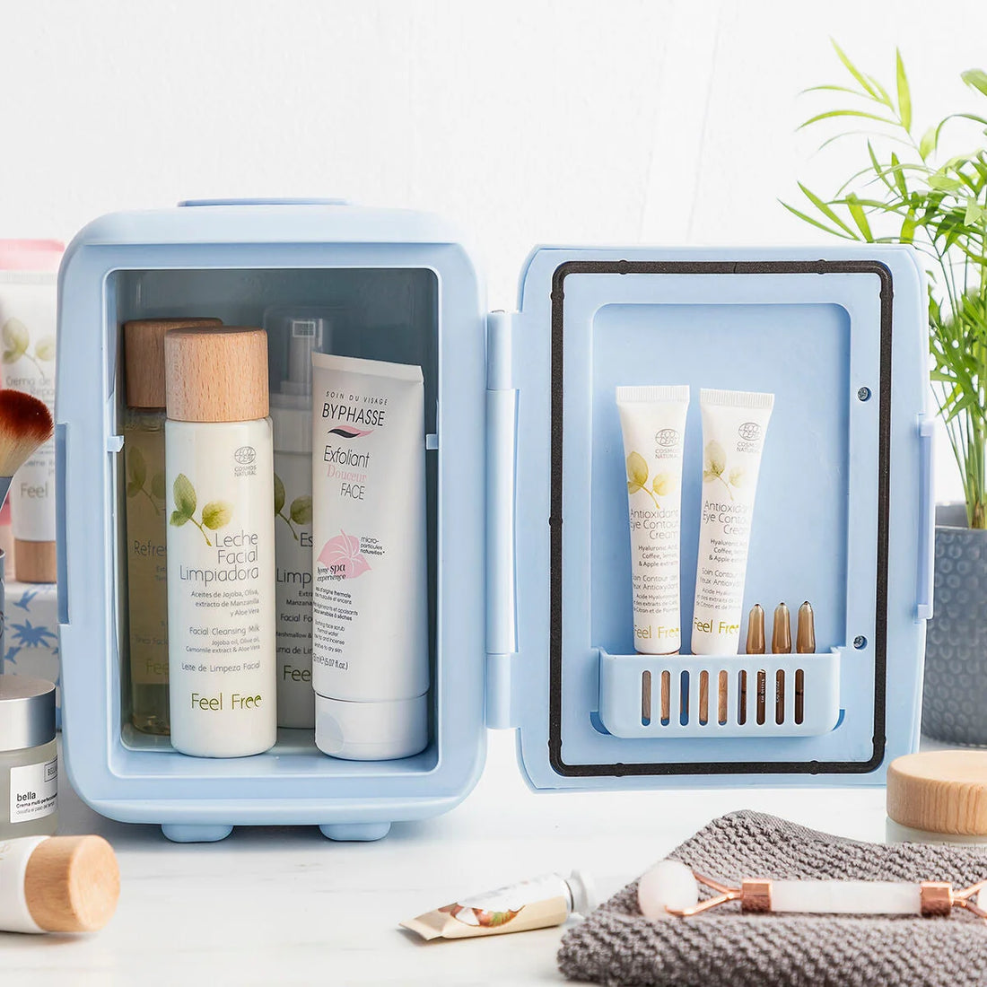Mini-Kosmetik-Kühlschrank Frecos, 4 L – Detailansicht 3