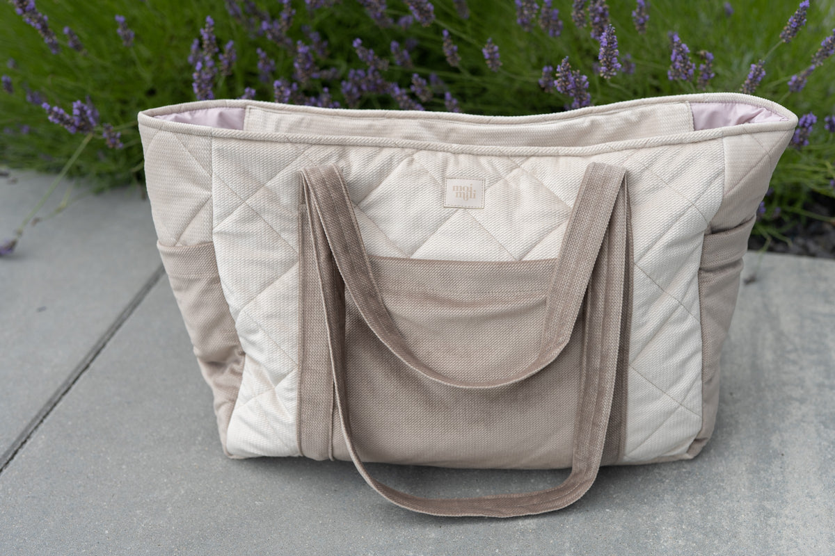 Mom- & Weekender-Tasche – Beige – Produktansicht 2