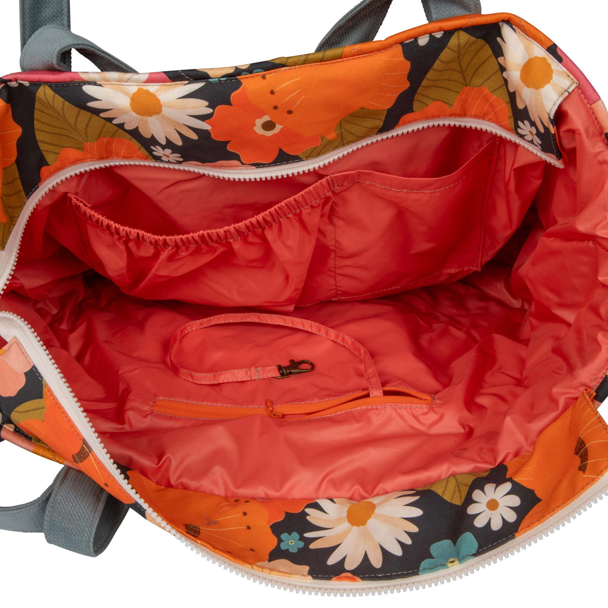 Mom- & Weekender-Tasche – Picnic With Flowers – Produktansicht 4