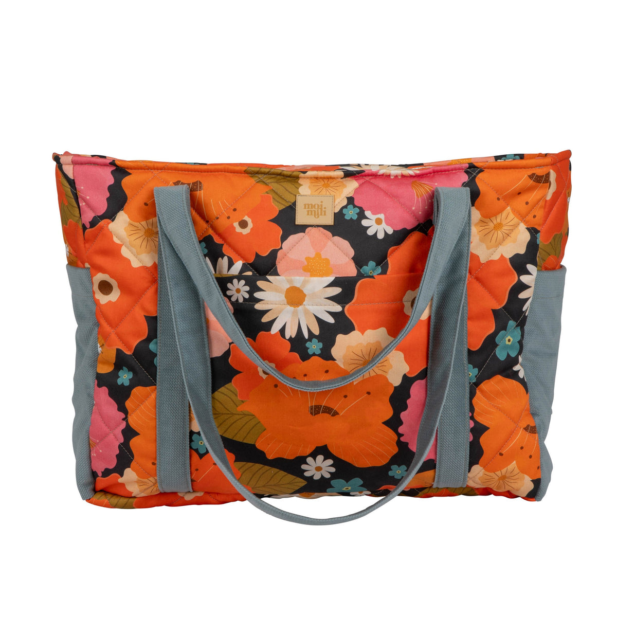 Mom- & Weekender-Tasche – Picnic With Flowers