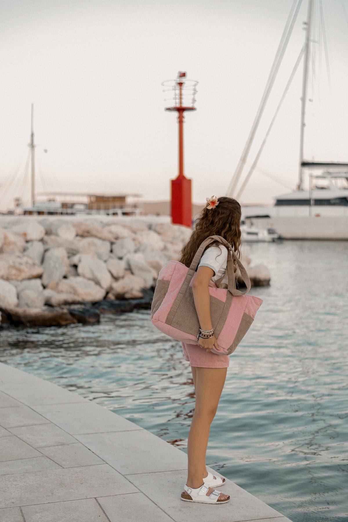 Mom- & Weekender-Tasche – Pink Coffee – Produktansicht 4