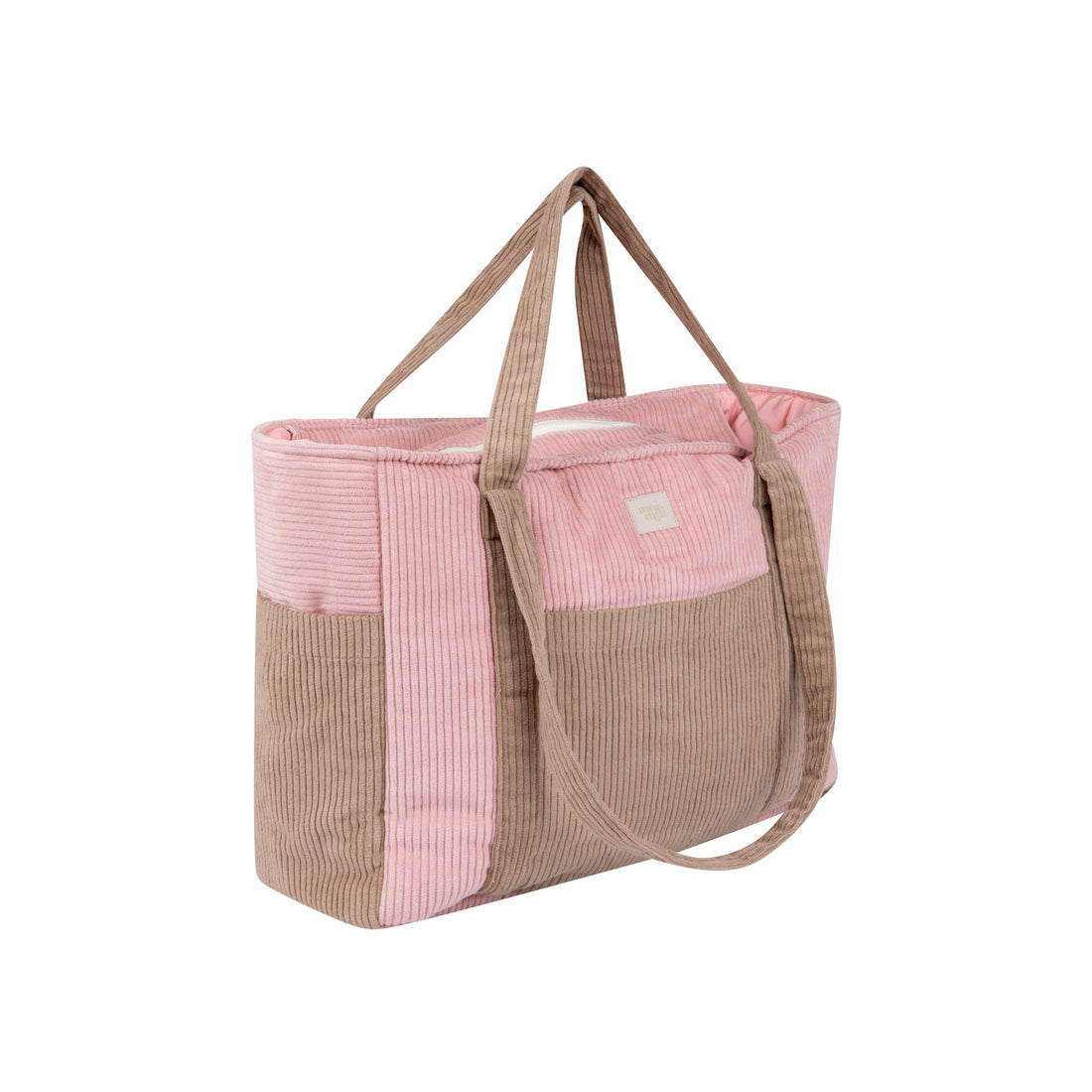 Mom- & Weekender-Tasche – Pink Coffee – Detailansicht 3