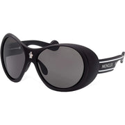 Moncler Grey Oval Unisex-Sonnenbrille