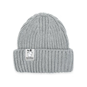 Grobstrick – Beanie Moominpappa – Grau