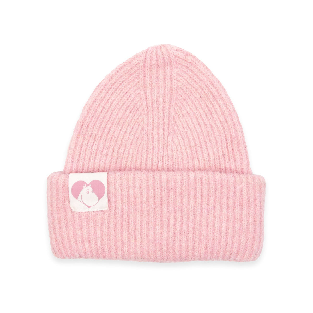 Grobstrick – Beanie Moomintroll Fluffy – Rosa – Produktansicht 2