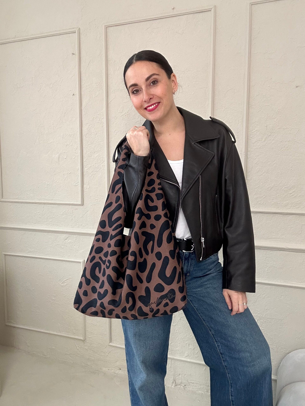 Moon Handtasche – Classic Leopard – Produktansicht 3