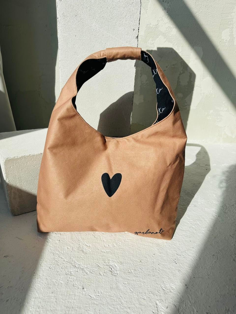 Moon Handtasche Heart – Creme – Produktansicht 5