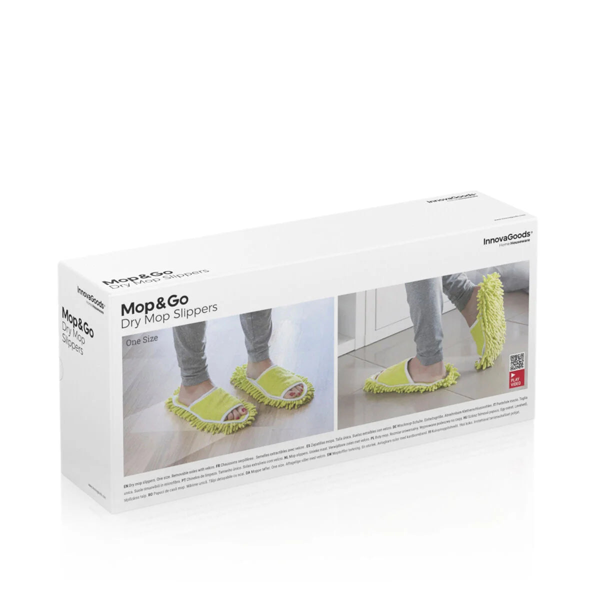 Mop&Go Mopp-Pantoffeln Zitronengrün – Produktansicht 5