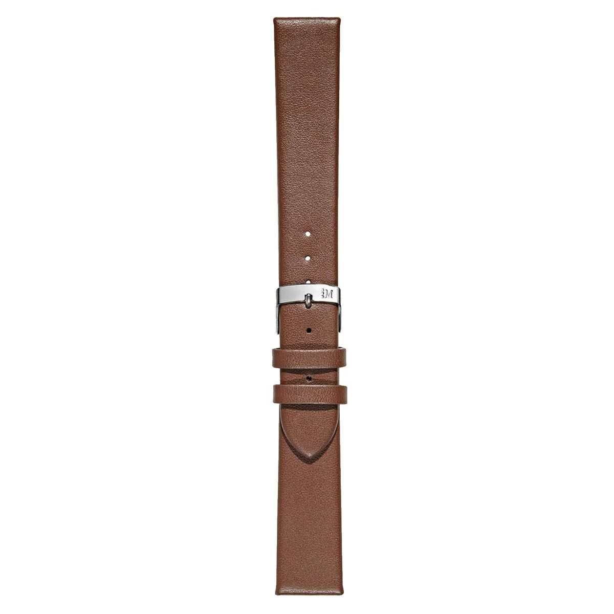 Braunes Morellato Micra Evoque Uhrenarmband mit silberfarbener Dornschließe
