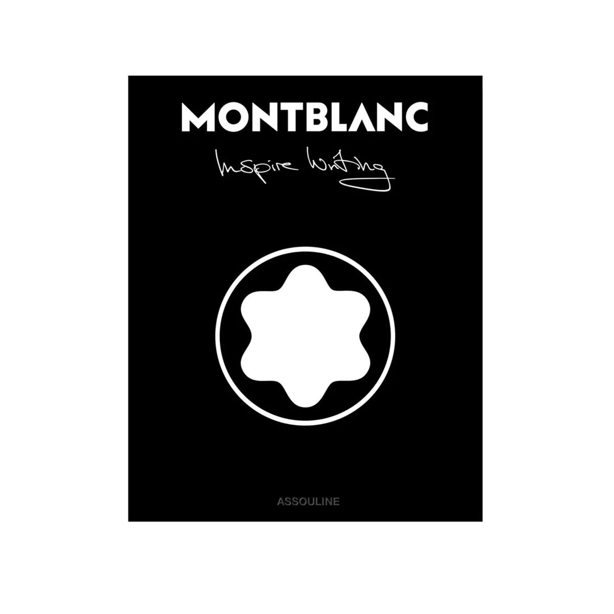 Schwarzer Einband des Montblanc Inspire Writing Coffee Table Books