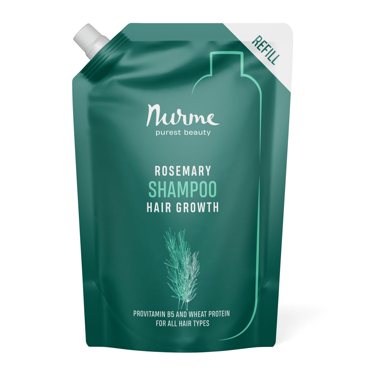 Nurme Rosmarin-Shampoo Nachfüllung 500 ml