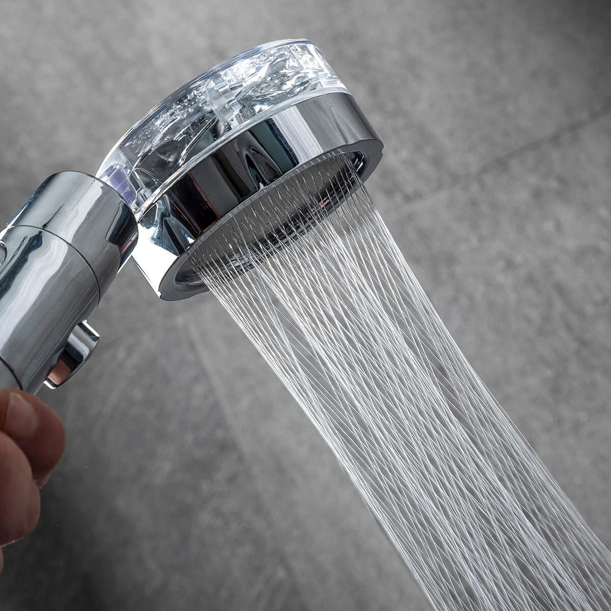 Heliwer Handduschkopf mit Filter und Propeller – Produktansicht 2