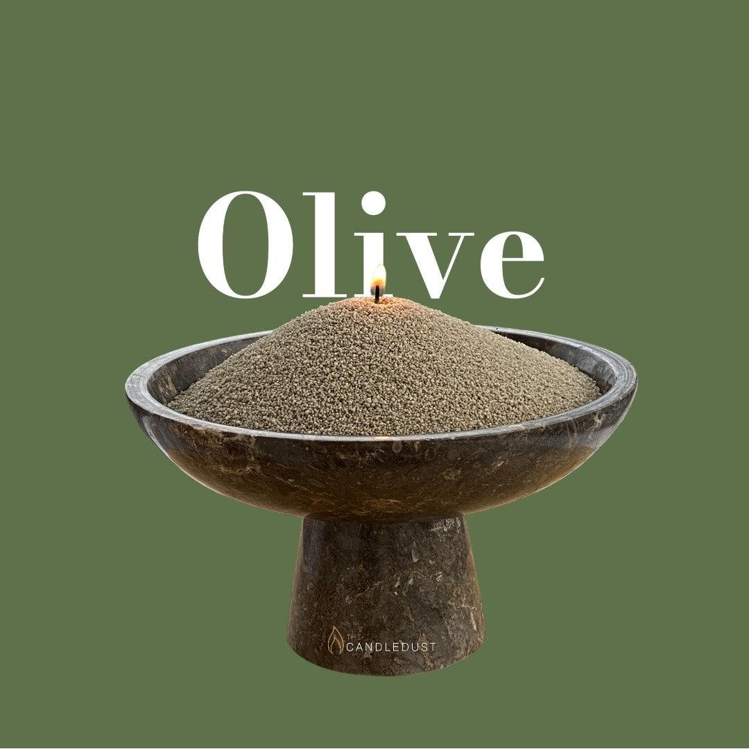 Olivgrün Duftfreies Kerzenpulver – Nachfüllung, 1 kg – Produktansicht 5