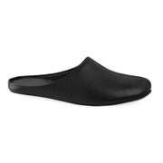 Leder Hausschuhe Sänna – Schwarz