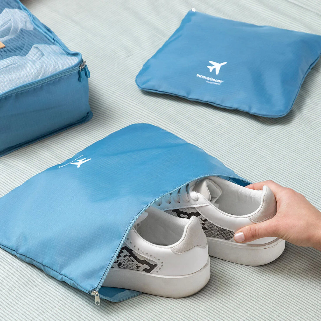 Koffer-Organizer Luggan – 6-teilig – Detailansicht 1